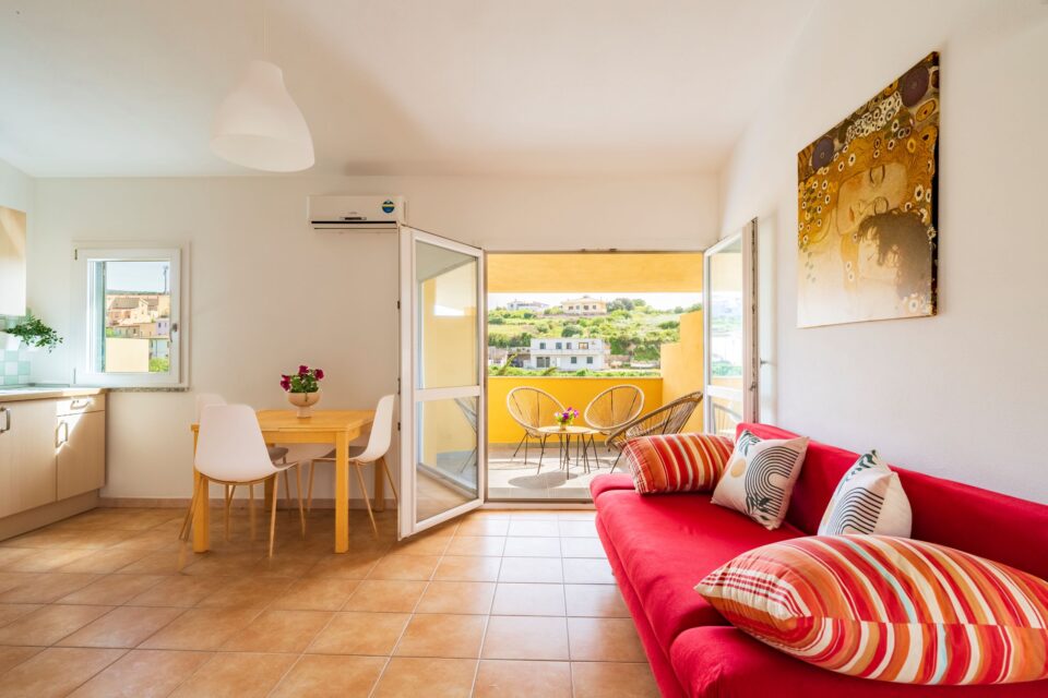 Ha bellavista 7, ático en Castelsardo de un dormitorio con terraza
