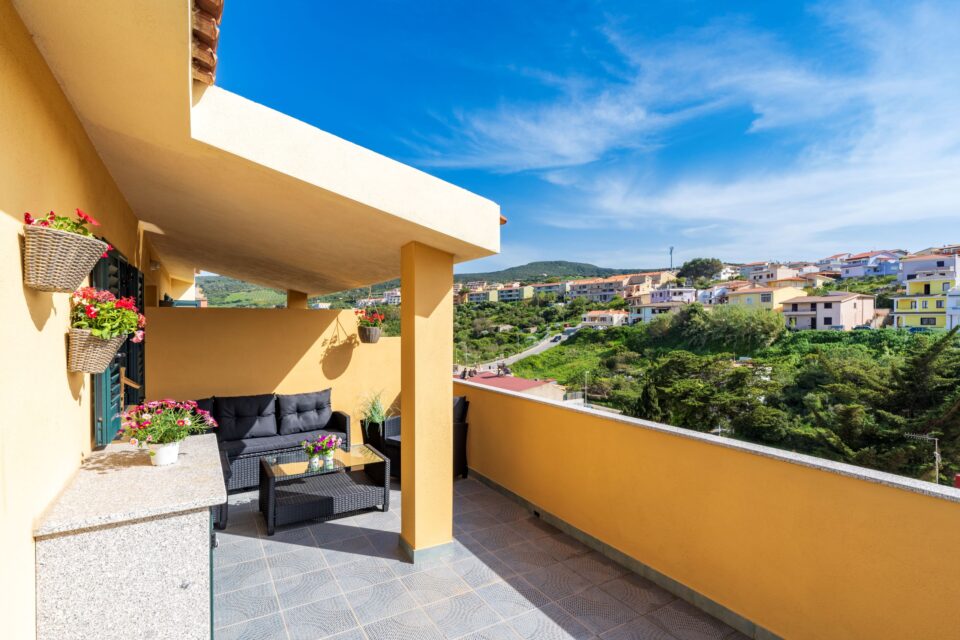 N8 bellavista, ático en Castelsardo con terraza grande